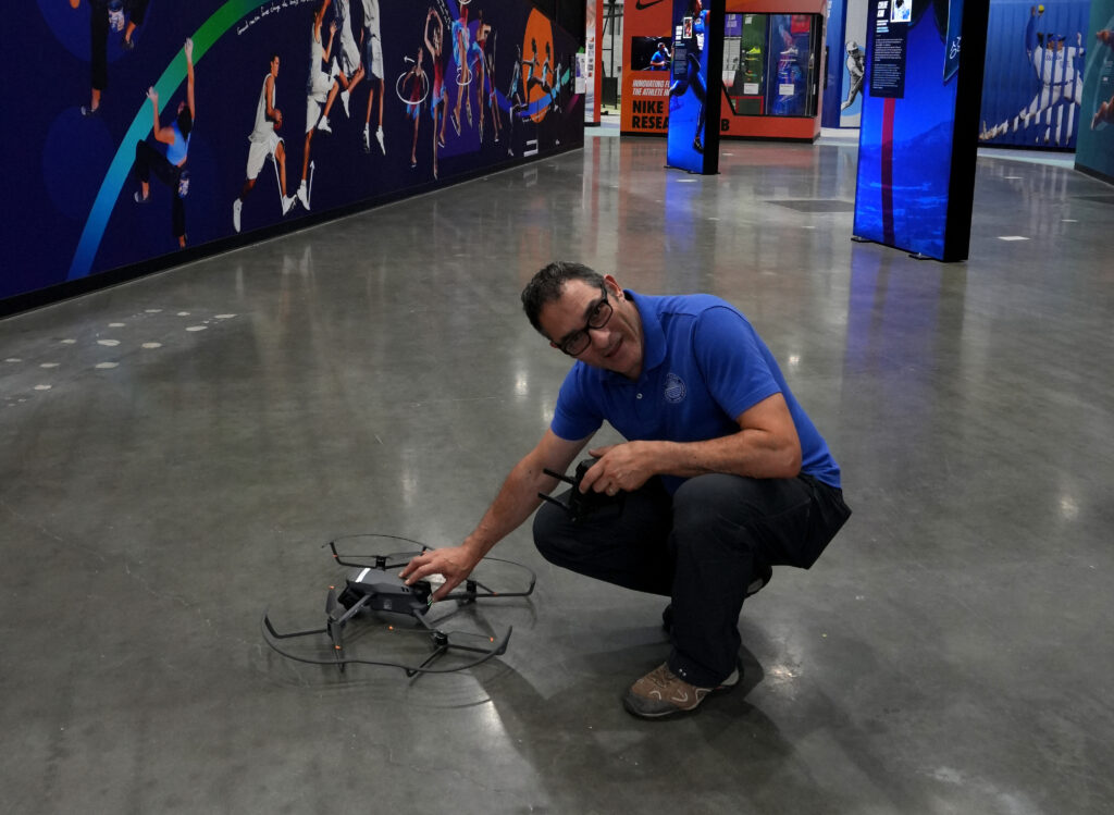 Setting up drone