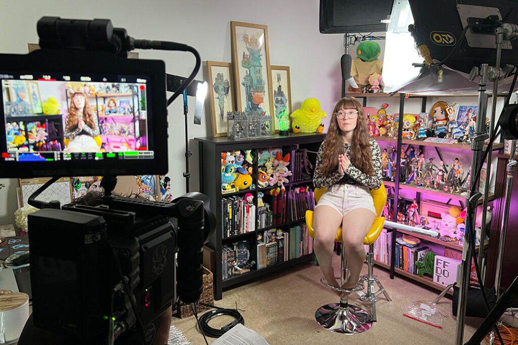 Behind the scenes of interview