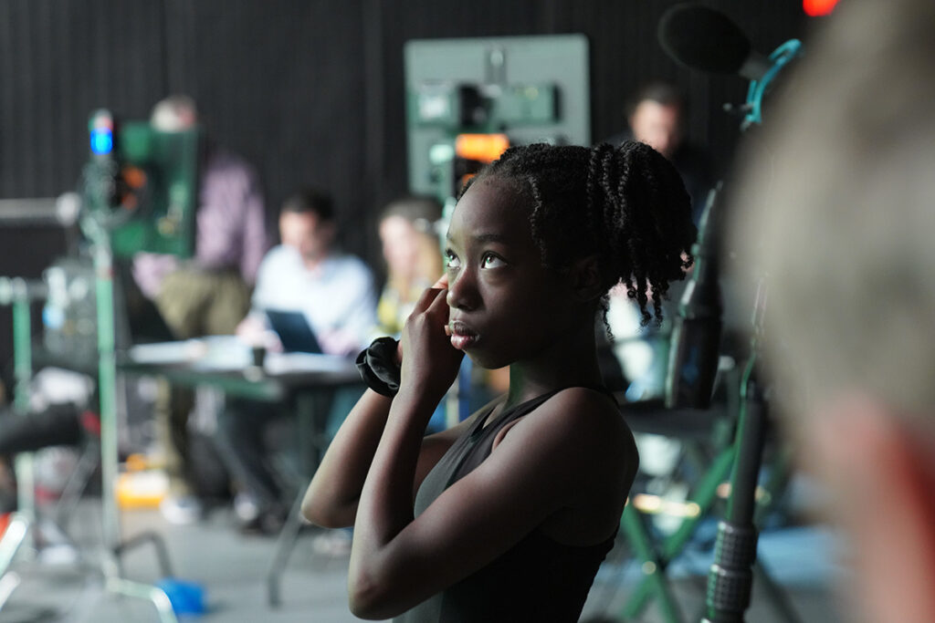 Behind the scenes of dancer
