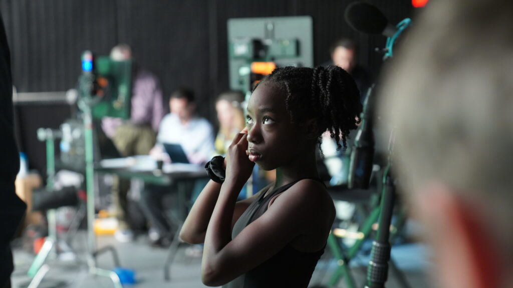 Behind the scenes of dancer
