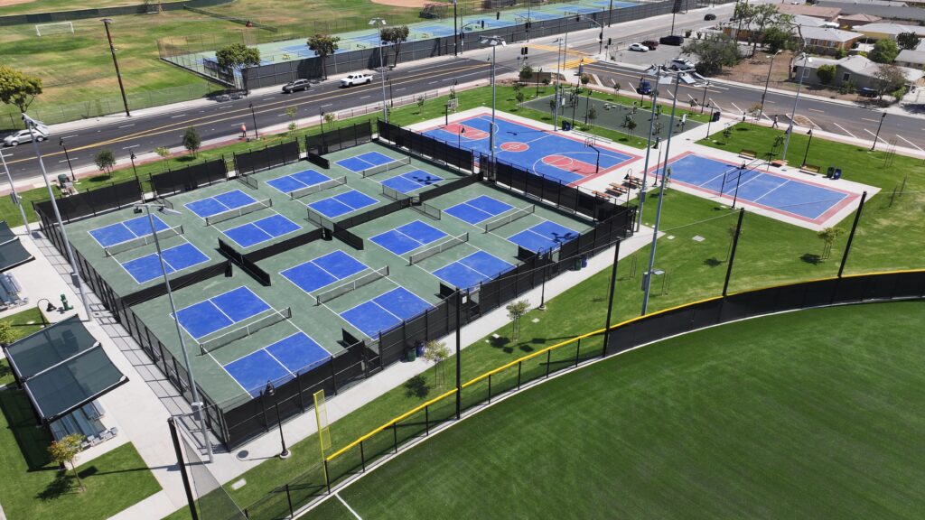 Sports courts from above