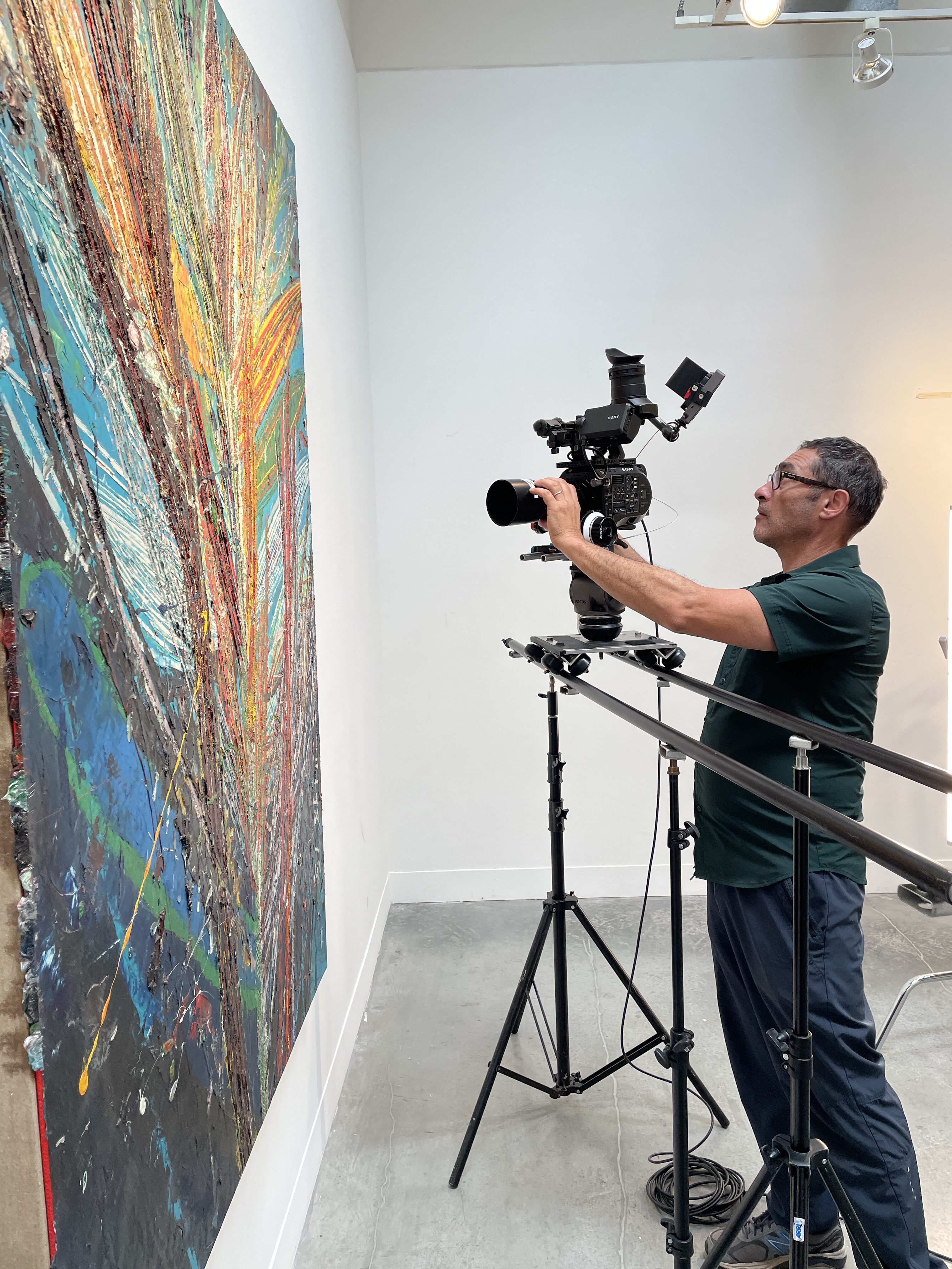 Filming art piece
